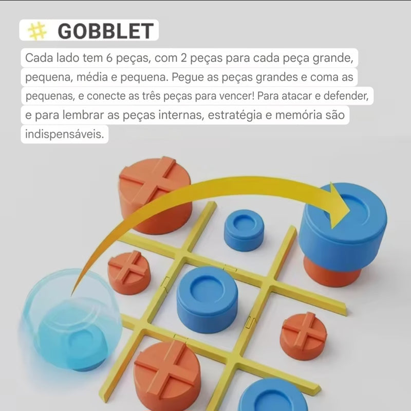 Divirta-se se com o TIC-TAC-TOE parafuso xadrez quebra-cabeça brinquedos compacto e portátil família jogos